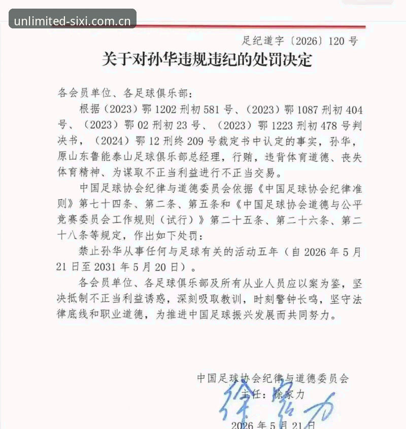 四喜娱乐游戏选择 中国足协第三批禁足名单发布:4类违法行为详解与5年禁赛标准解读